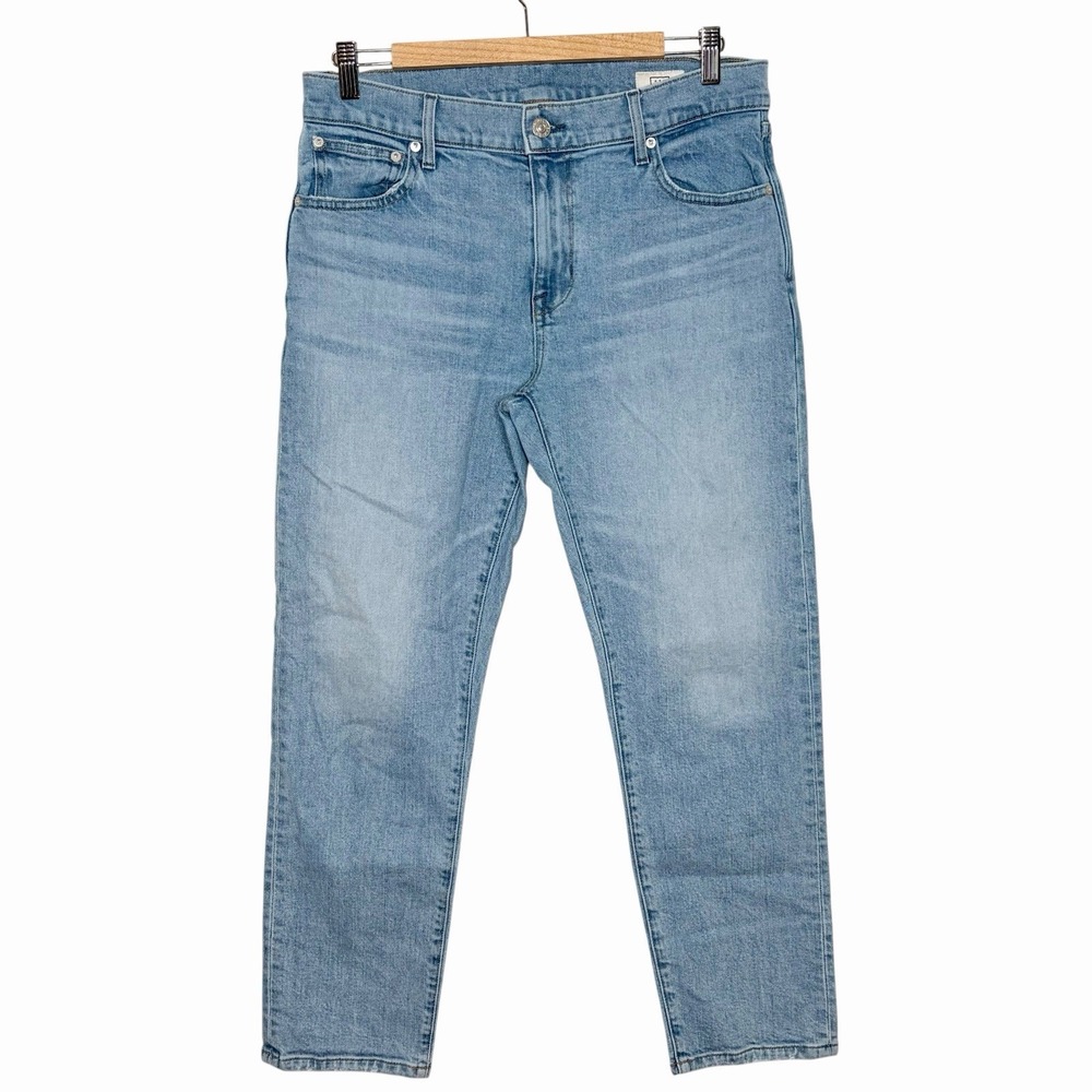 AYR The Stance Tapered Ankle Jeans Womens 29 Mid Rise Light Wash Stretch